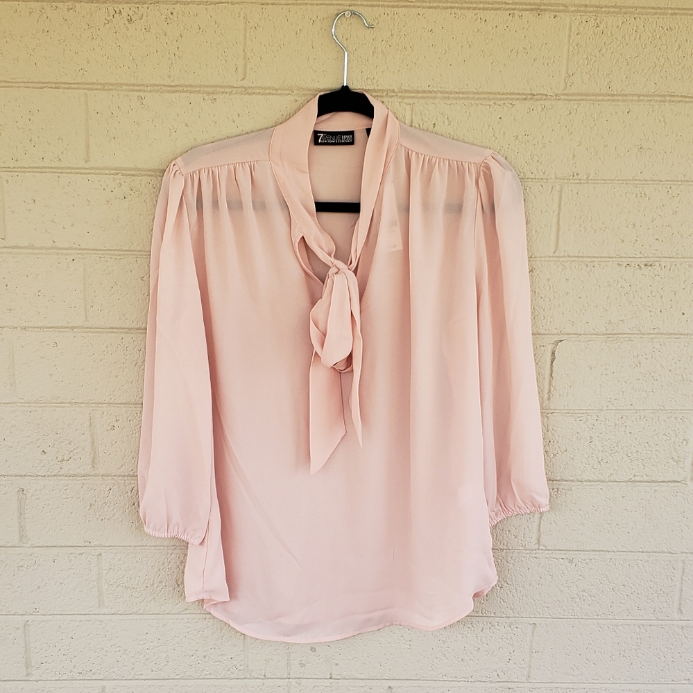 Blush Pink Blouse